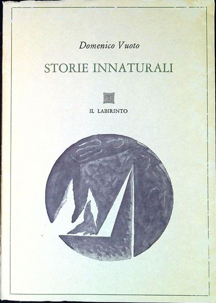 Storie innaturali - Domenico Vuoto - copertina