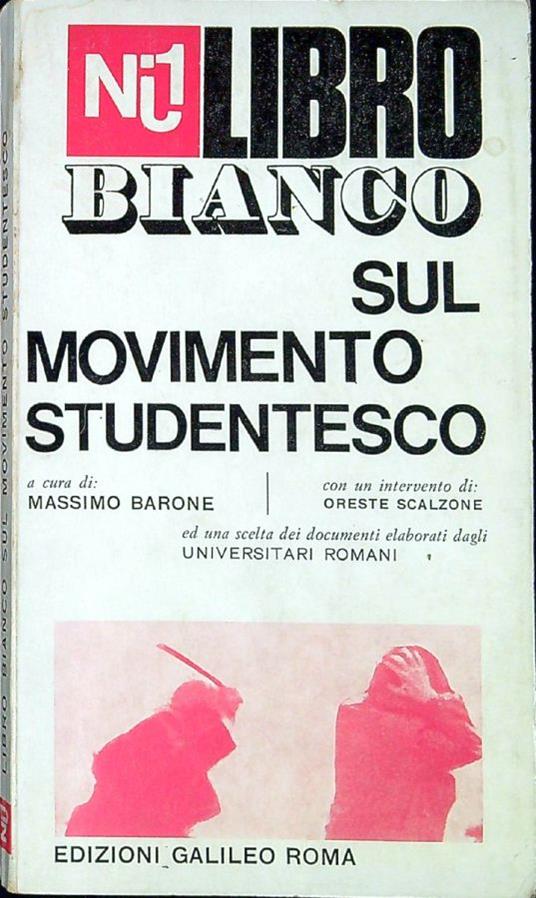 Libro bianco sul movimento studentesco - copertina
