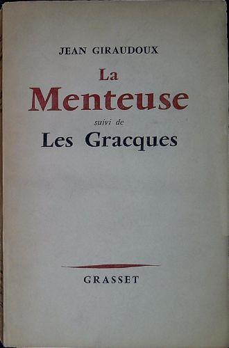 La menteuse suivi de Les gracques - Jean Giraudoux - copertina