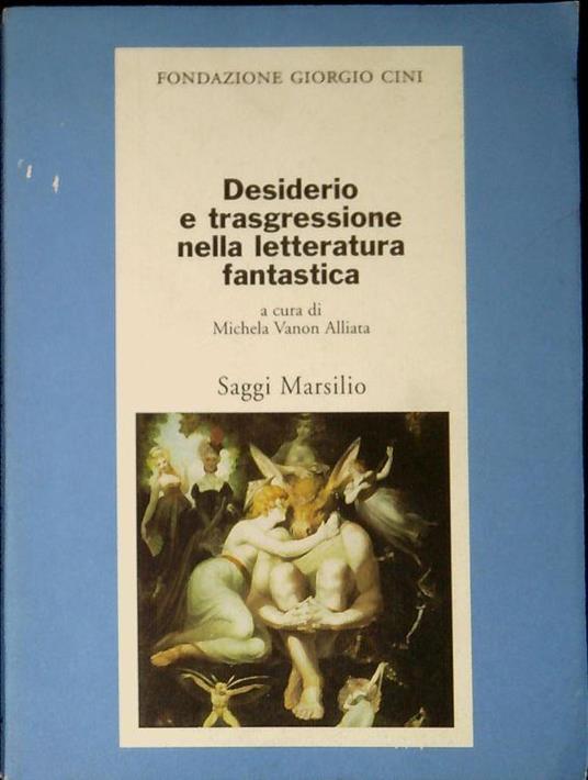 Desiderio e trasgressione nella letteratura fantastica - copertina