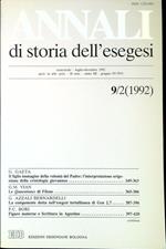 Annali di storia dell'esegesi 9/2 (1992)