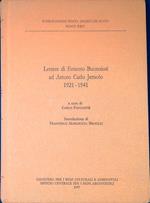 Lettere di Ernesto Buonaiuti ad Arturo Jemolo, 1921-1941