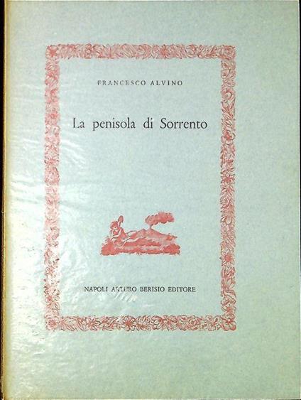 La penisola di Sorrento - Francesco Alvino - copertina