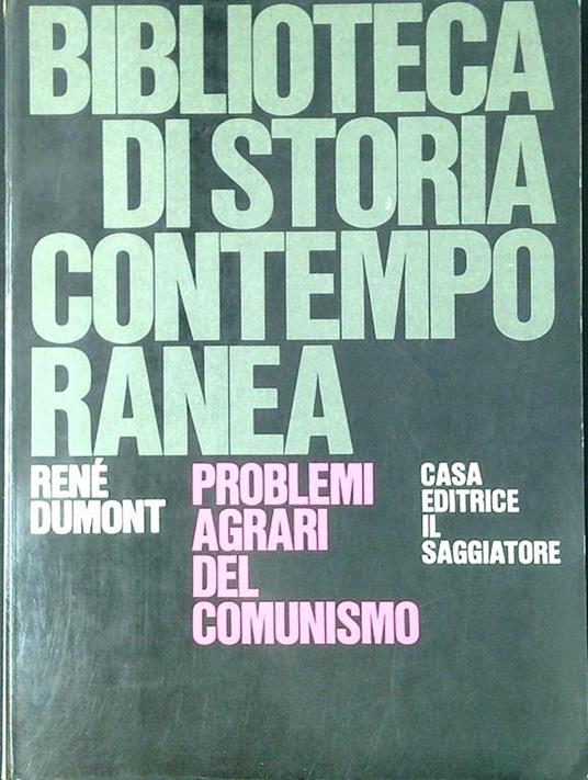 Problemi agrari del comunismo - René Dumont - copertina