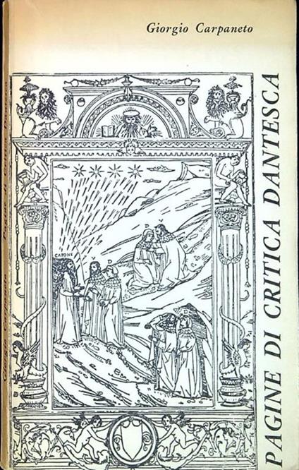 Pagine di critica dantesca - Giorgio Carpaneto - copertina