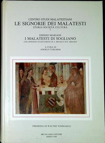 I Malatesti di Sogliano - copertina