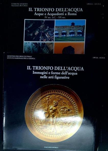 Il trionfo dell'acqua: Acque e acquedotti a Roma; Immagini e forme dell'acqua nelle arti figurative - copertina