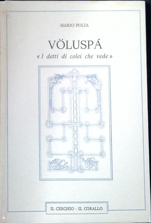 Voluspa : i detti di colei che vede - Mario Polia - copertina