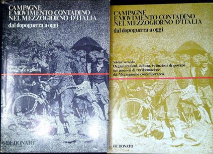 Campagne e movimento contadino nel mezzogiorno d'Italia dal dopo guerra a oggi - Renzo Stefanelli - copertina