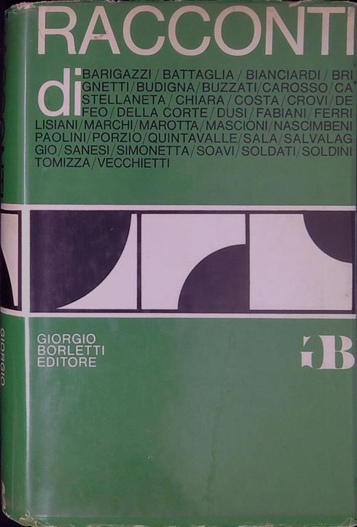 Racconti di Barigazzi, Battaglia, Bianciardi.. - copertina