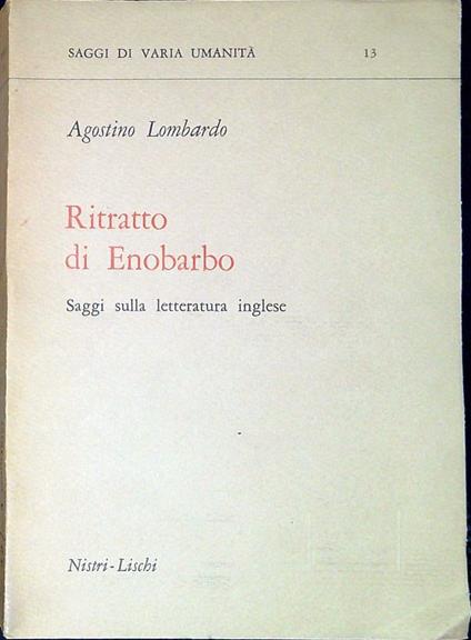 Ritratto di Enobardo - Agostino Lombardo - copertina