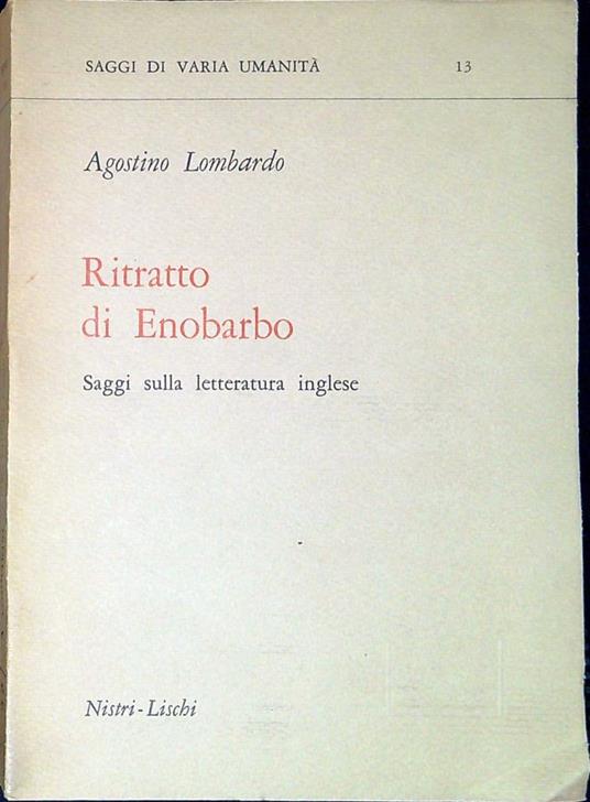 Ritratto di Enobardo - Agostino Lombardo - copertina