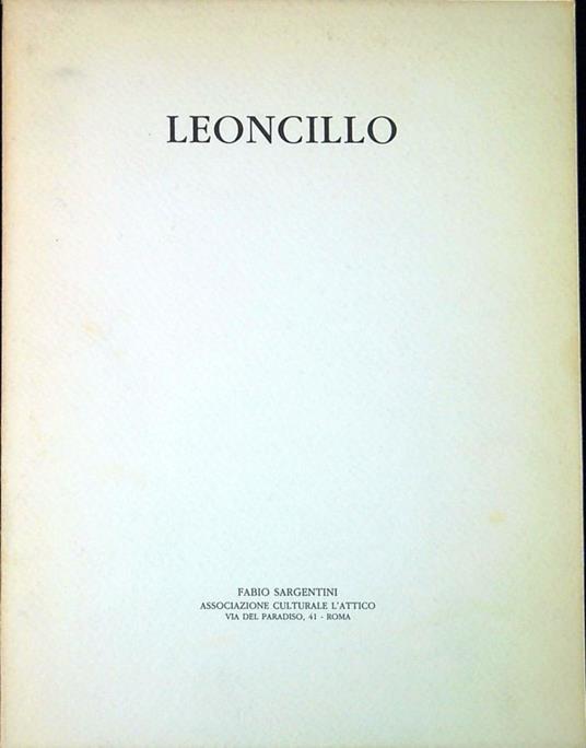 Leoncillo - copertina
