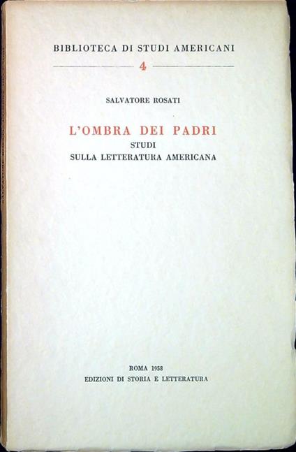 L' ombra del padre - Salvatore Rosati - copertina