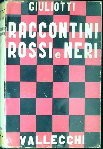 Raccontini rossi e neri - Domenico Giuliotti - copertina