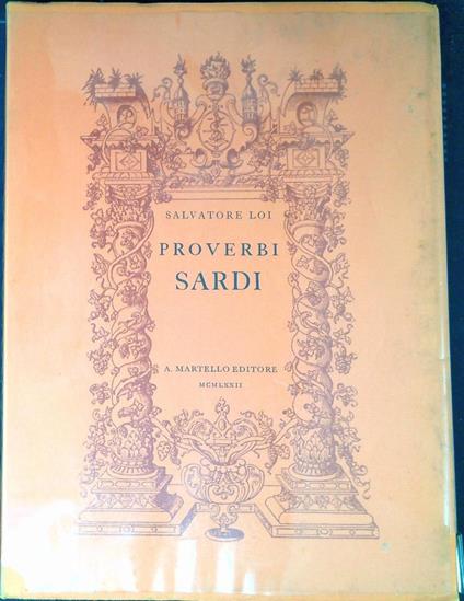 Proverbi sardi - Salvatore Loi - copertina