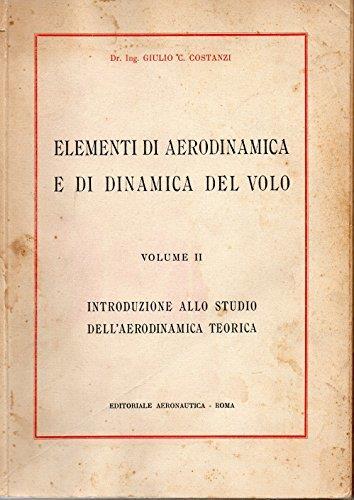 elementi di aerodinamica e di dinamica del volo vol II - copertina