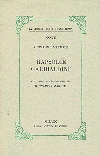 Rapsodie Garibaldine - Giovanni Marradi - copertina
