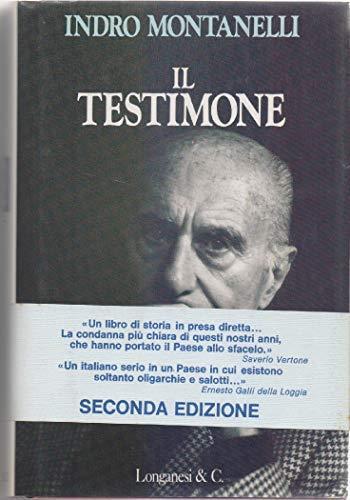 Il testimone - Indro Montanelli - copertina