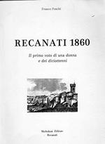 Recanati - 1860 - il primo voto di una donna e dei diciottenni