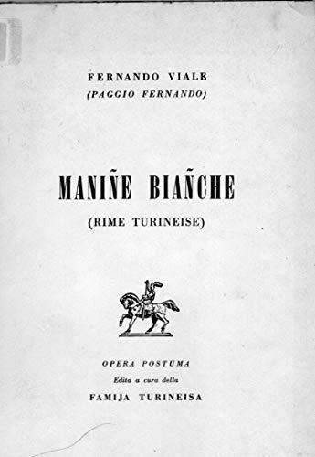 Manine Bianche ( rime Turineise) - copertina