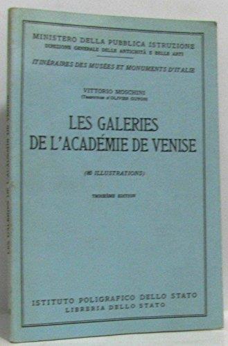 Broché - Les galeries de l académie de venise - Vittorio Moschini - copertina