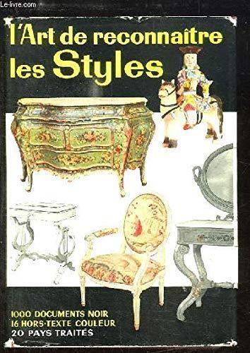 L' art de reconnaitre les Styles (France, Allemagne, Angleterre, Autriche, Etc...) - Gisele Boulanger - copertina