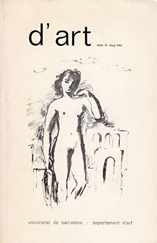 D'art. Revista del Departament dìHistòria de l'Art.Num. 10 Maggio 1984 - copertina