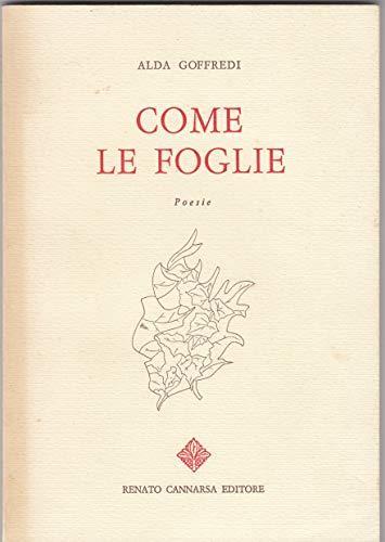 Come le foglie .Poesie - copertina