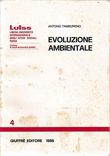 Evoluzione ambientale - Antonio Tamburro - copertina