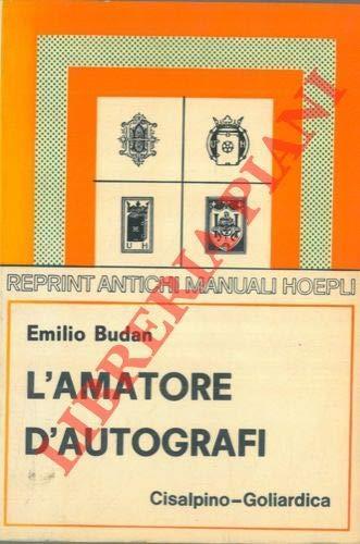 L' amatore di autografi - Emilio Budan - copertina