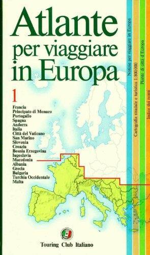 Atlante per viaggiare in Europa due volumi - copertina