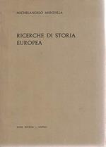 Ricerche Di Storia Europea (Dal Xvi Al Xx Secolo)