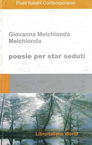 Poesie per star seduti - copertina