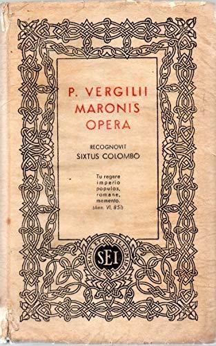 P. Vergilii Maronis Opera - Sisto Colombo - copertina