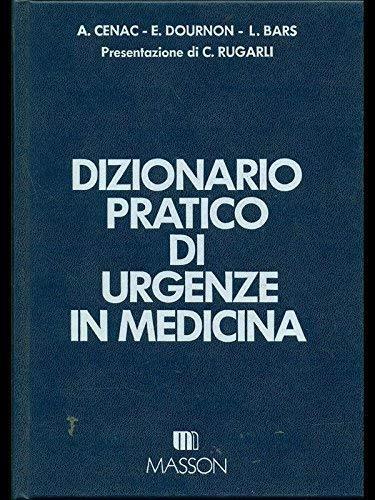 Dizionario pratico di urgenze in medicina - copertina