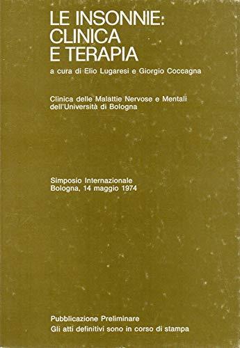 Le Insonnie: Clinica E Terapia - copertina