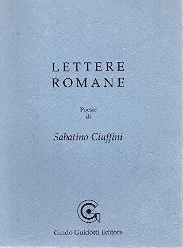 Lettere Romane - Poesie di Sabatino Ciuffini - copertina