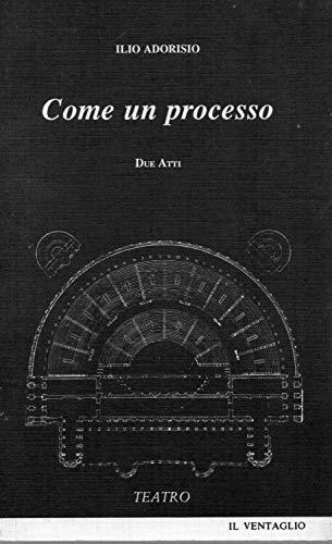 Come un processo ( due atti ) Teatro - copertina