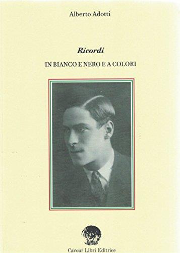 Ricordi in bianco e nero - Alberto Agosti - copertina