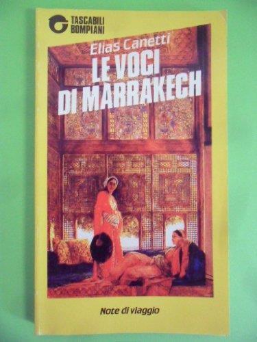 Le voci di Marrakech. Note di un viaggio - Elias Canetti - copertina