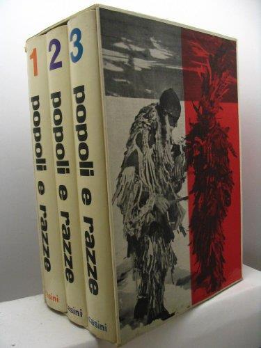 Popoli e razze - Volume 1 (Europa-Africa), 2 (Asia-Oceania), 3 (America) - Hugo A. Bernatzik - copertina