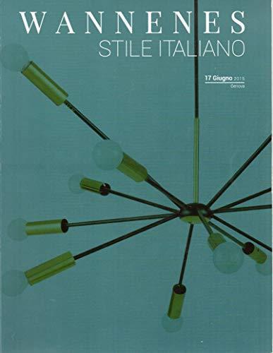 Wannenes - Stile Italiano Asta Palazzo del Melograno Genova - 17.6.2015 - Giacomo Wannenes - copertina