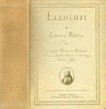 Elementi Di Economia Pubblica. Per Le Parti Che Riguardano L'Agricoltura, Le Manifatture Ed Arti, Ed Il Commercio, Massime Della Lombardia