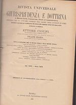 Rivista universale di giurisprudenza e dottrina In materia civile, commerciale, penale ed amministrativa.VOL. XVIII-Anno 1904