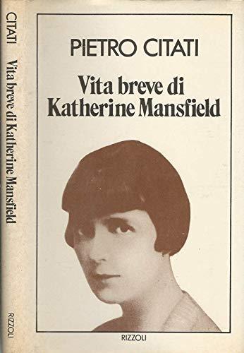 Vita breve di Katherine Mansfield - Pietro Citati - copertina