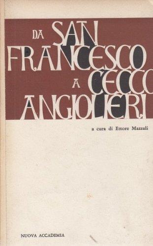 Da San Francesco a Cecco Angiolieri - Ettore Mazzali - copertina