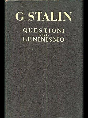 Questioni di Leninismo - copertina
