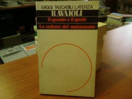 Il quanto e il quale. La cultura del mutamento - Carla Ravaioli - copertina