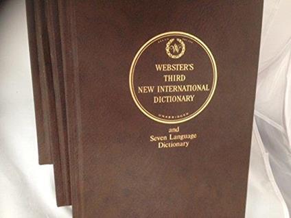 Webster'S Third New International Dictionary - Daniel Webster - copertina